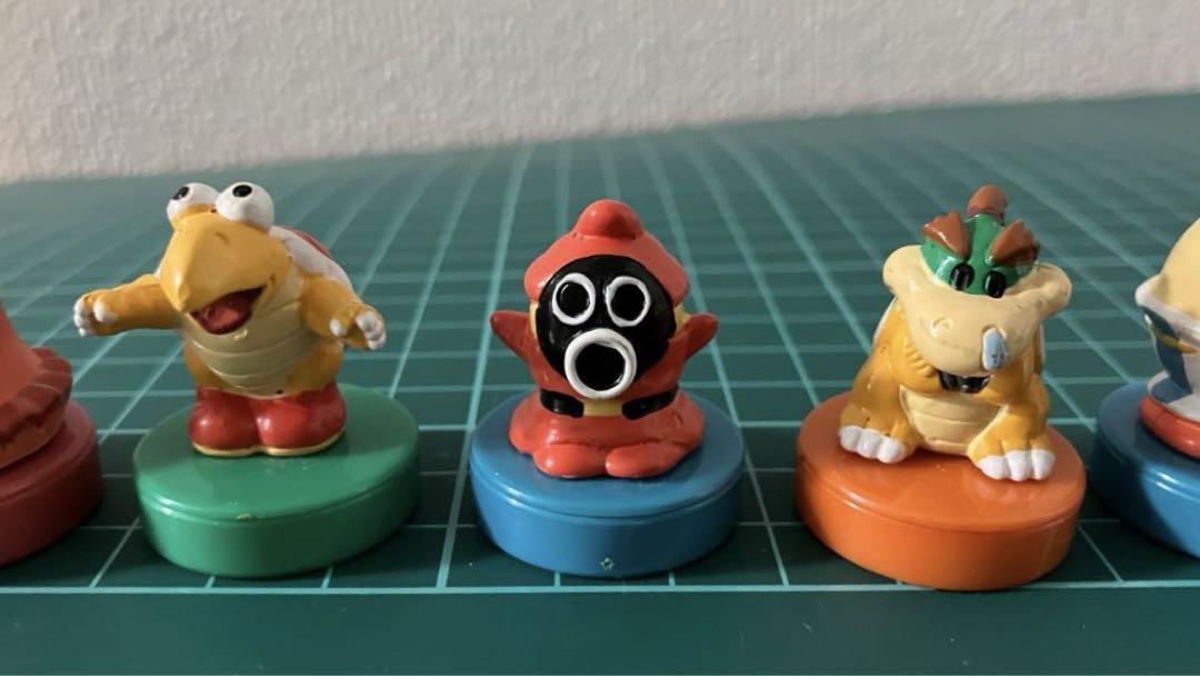 当時物　スーパーマリオヨッシーアイランドミニ フィギュア スタンプ 9個まとめ