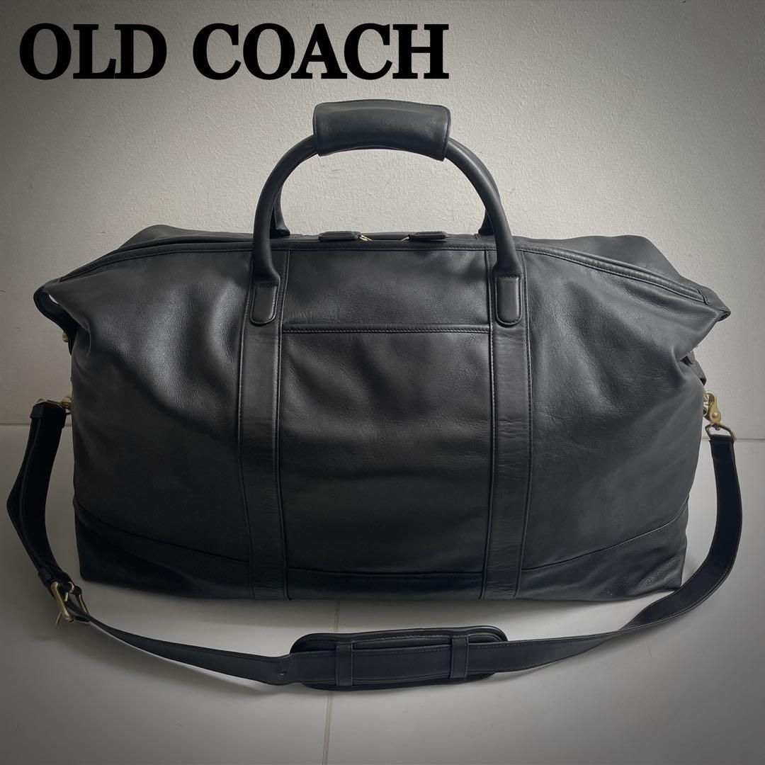 ○美品 COACH オールドコーチ グラブタンレザー ボストン #0502】