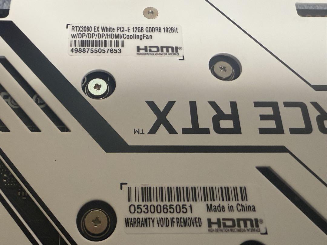 玄人志向 GALAKURO RTX3060-E12GB/OC/WHITE