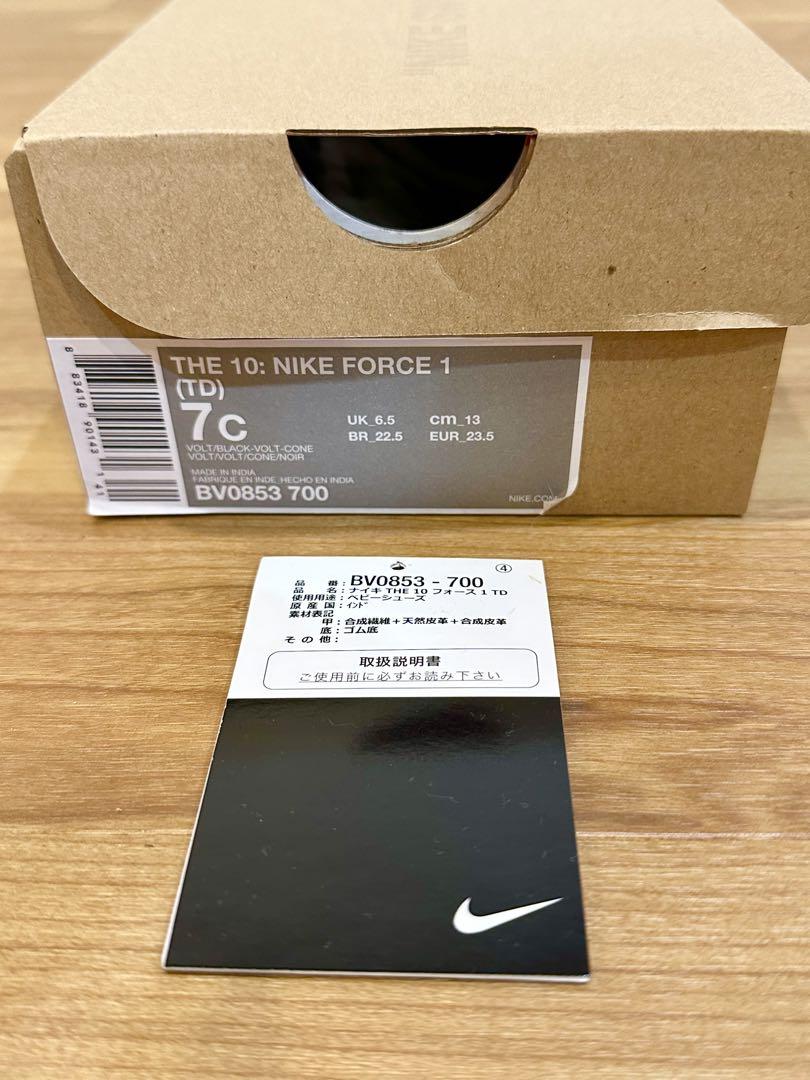 THE 10 : NIKE FORCE 1 (TD) 13cm キッズシューズ