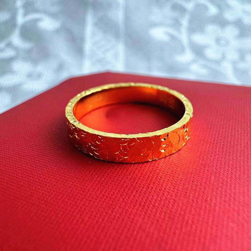 希少品 24K 純金刻印 シンプルデザイン 2.92g 15 号 指輪