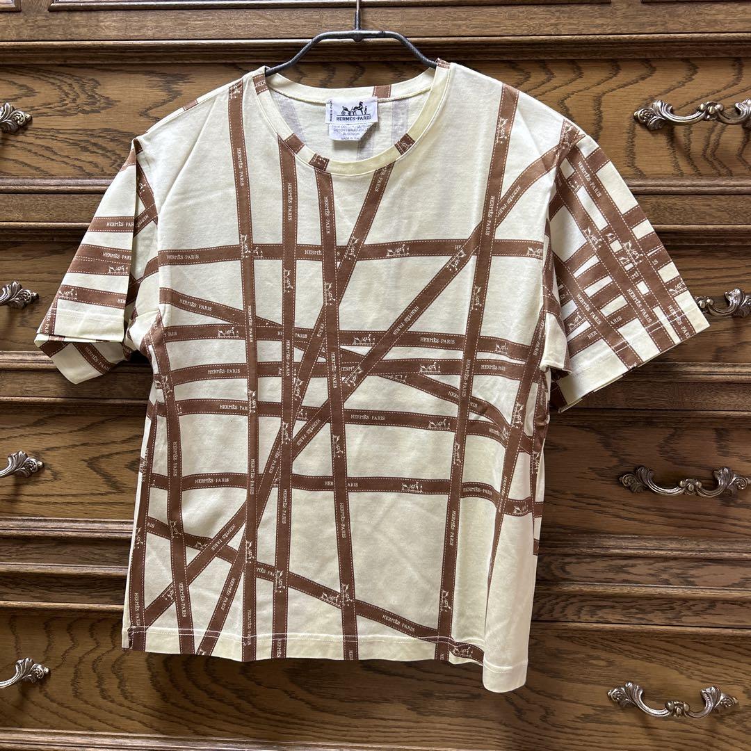 美品　エルメスリボンTシャツ