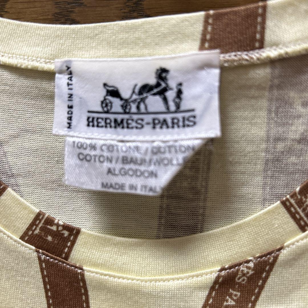 美品　エルメスリボンTシャツ