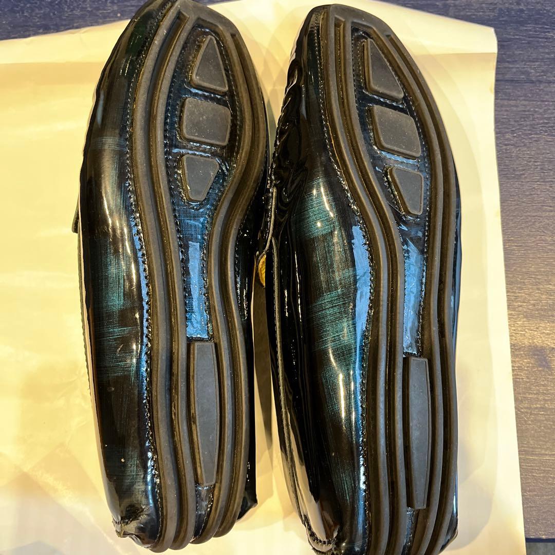 TOD'S 黒 ローファー 編みひも付き ドライビングシューズ 27 TOD'S 黒 ローファー 編みひも付き ドライビングシューズ 27