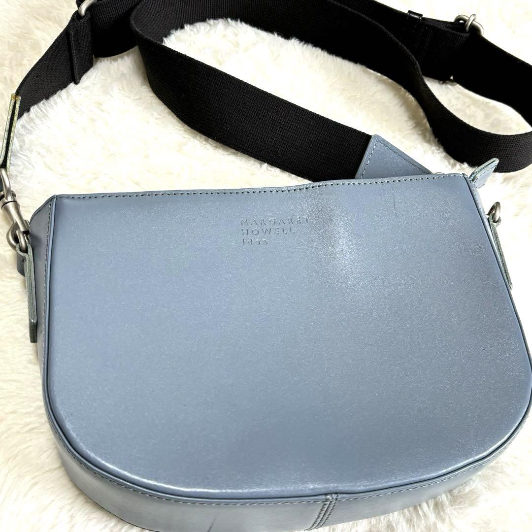 MARGARET HOWELL idea レザー　ショルダーバッグ