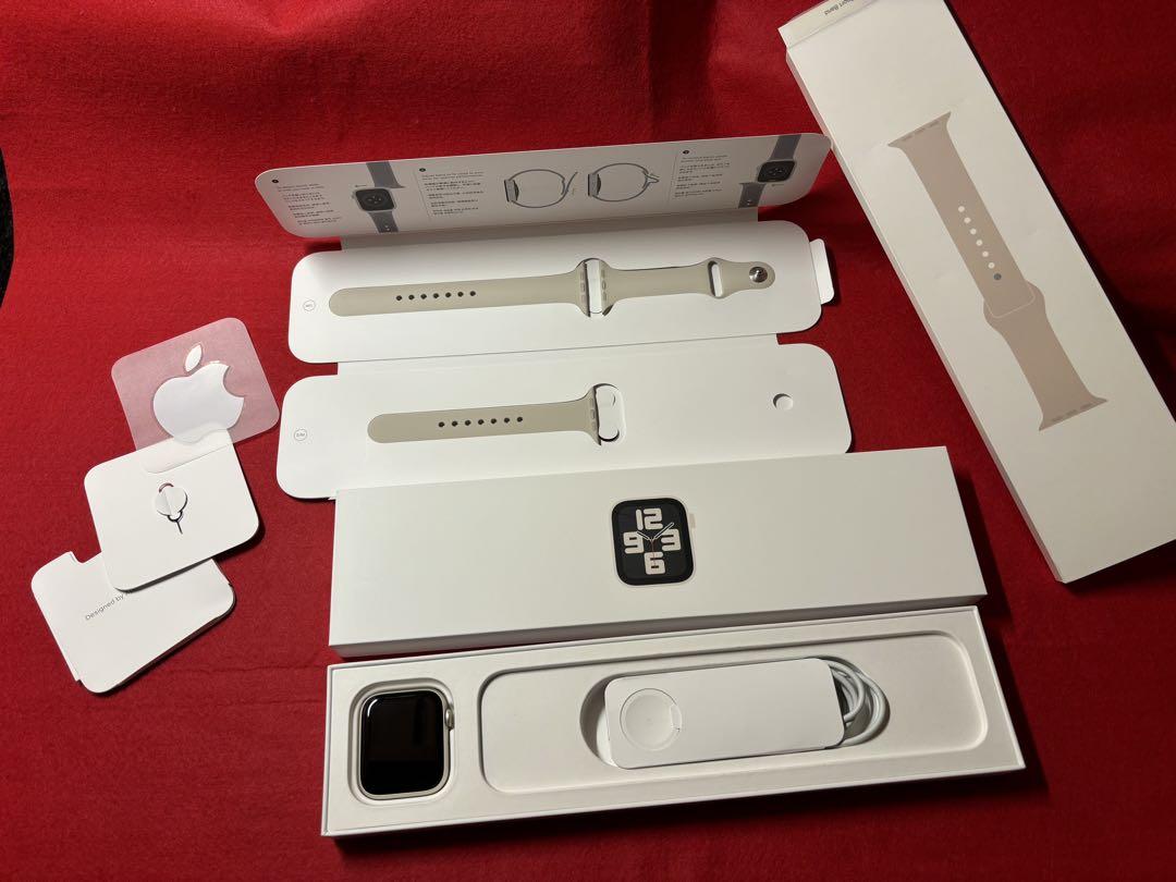 Apple Watch SE 44MM 第2世代 一式+社外バンド2つ おまけ 画像2