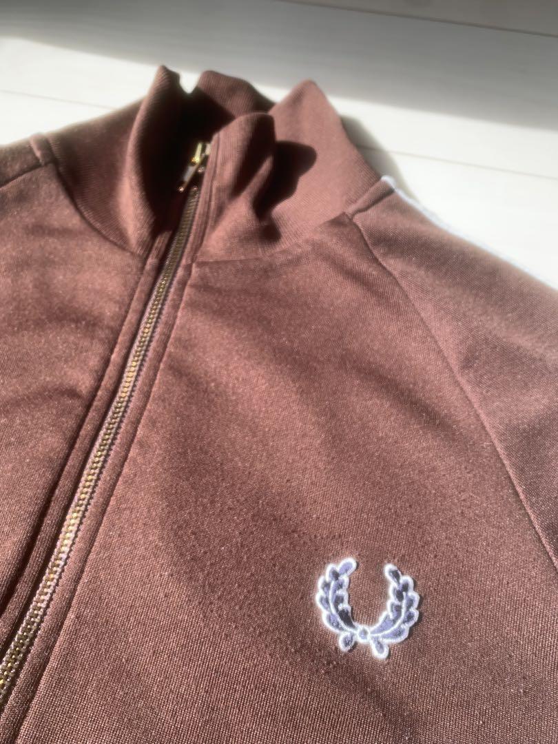 FRED PERRY トラックジャケット ブラウン Sサイズ