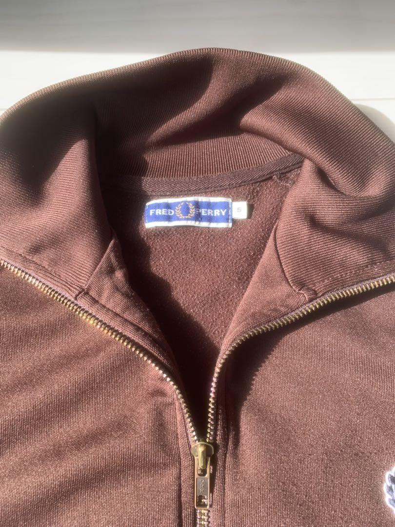 FRED PERRY トラックジャケット ブラウン Sサイズ