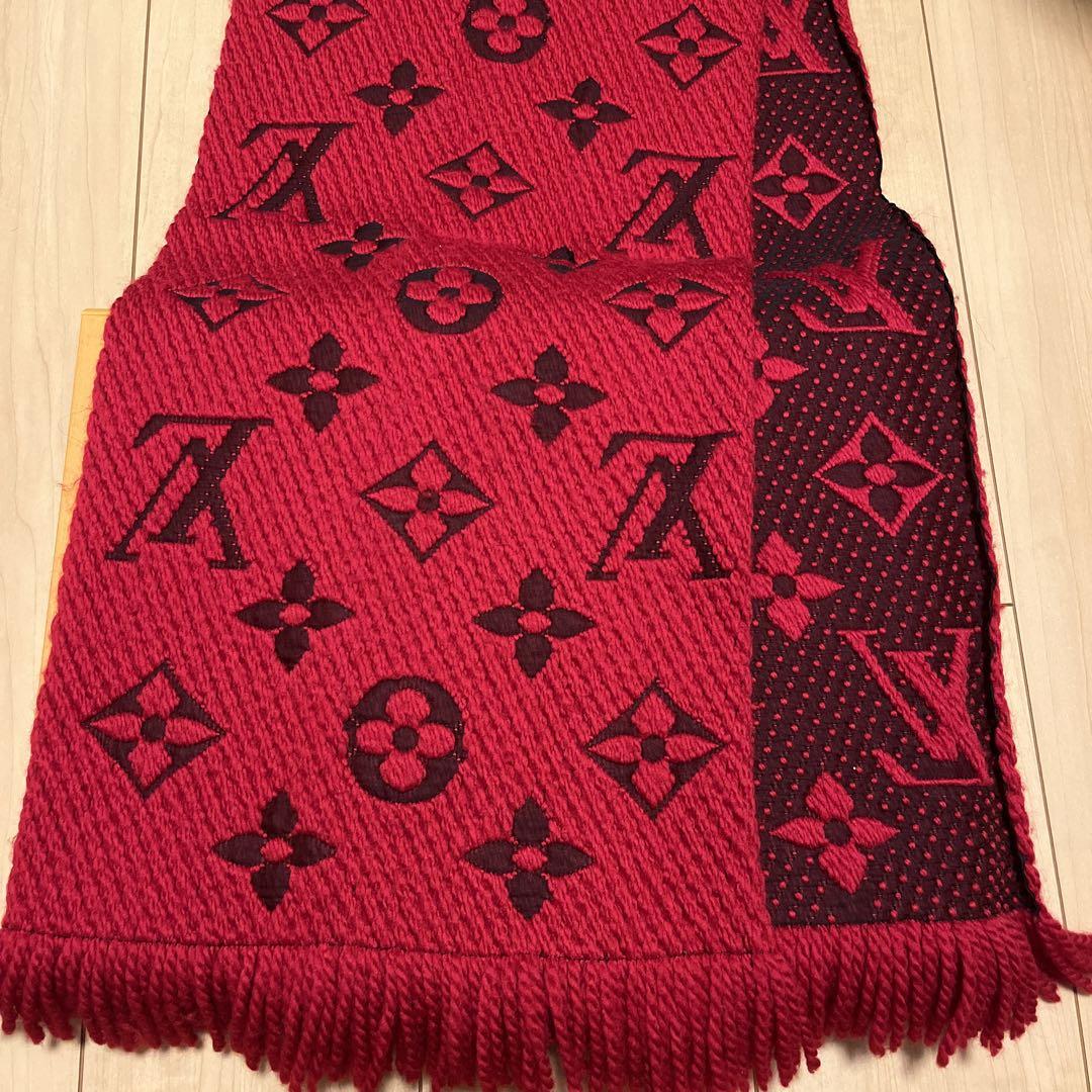 Louis Vuitton ロゴマニア マフラー BOX付属品付き