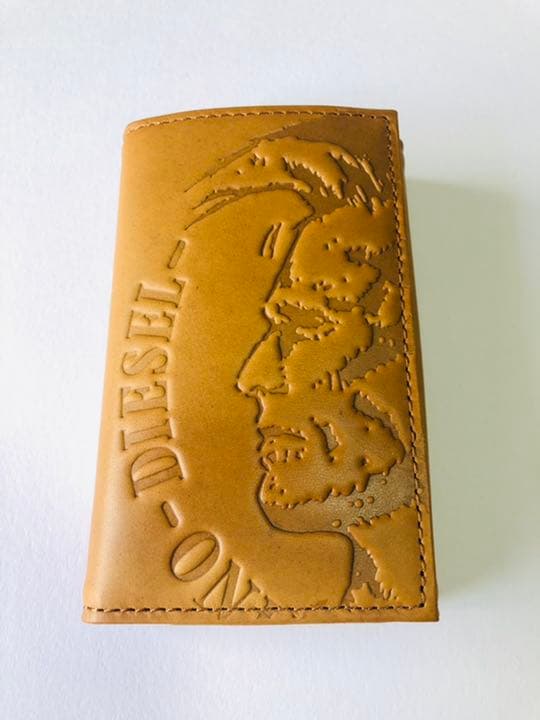 新入荷 【新品未使用】 ディーゼル DIESEL キーケース レザー キャメル