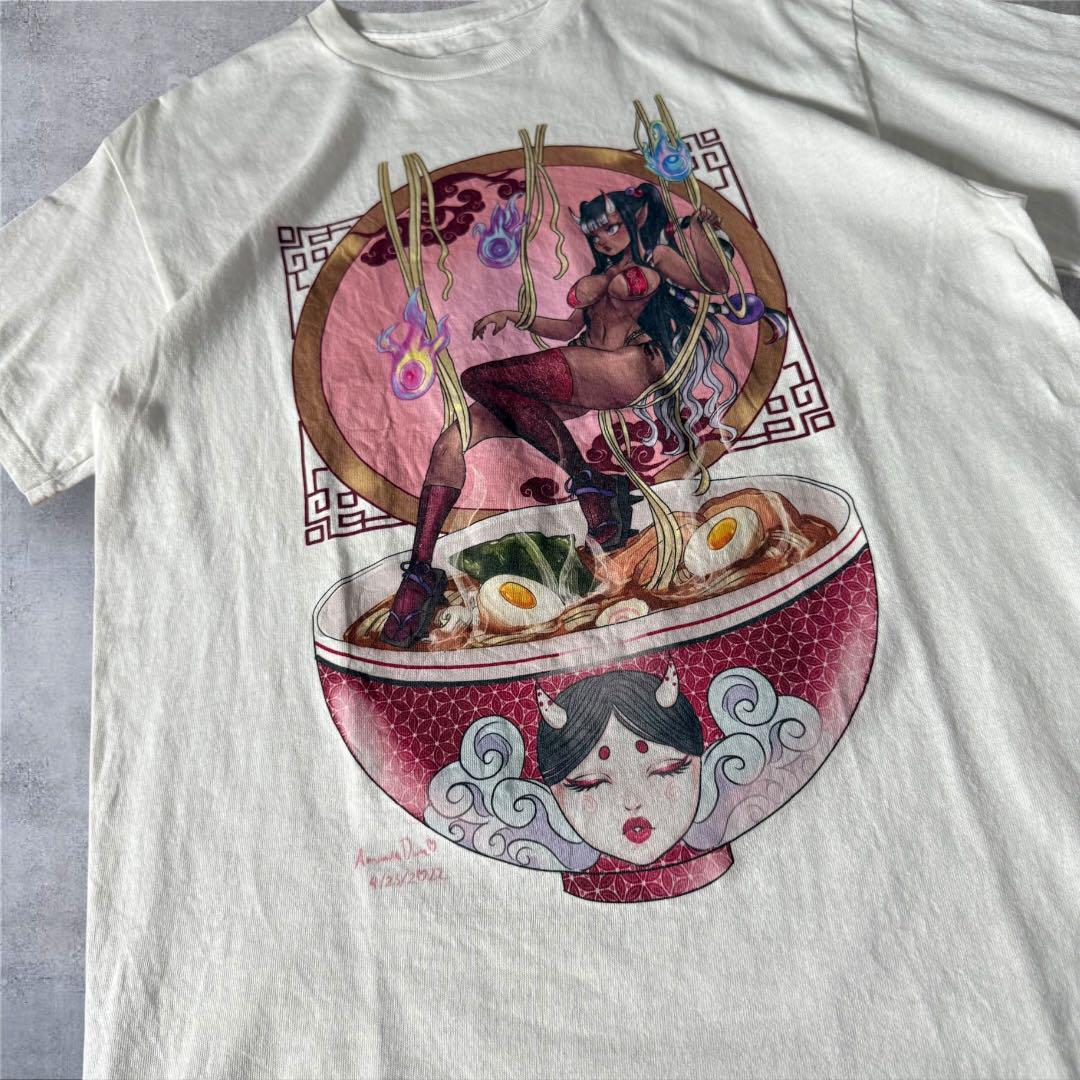 1136】ARTISTRY Amanda DarkoアートTシャツビンテージ古着