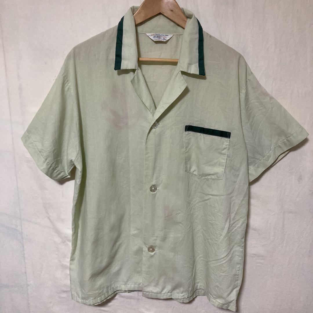 jc penny vintage シャツ　開襟シャツ
