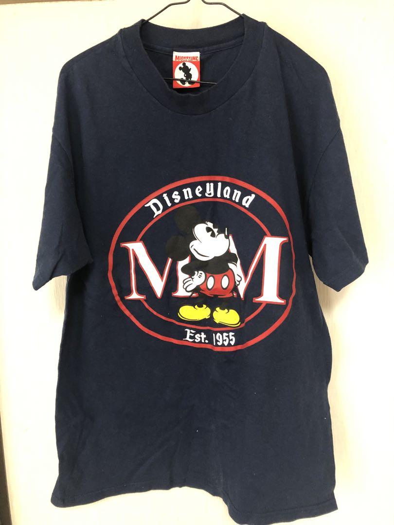 90 ｓUSA製男女ペアディズニーミッキーマウスTシャツ