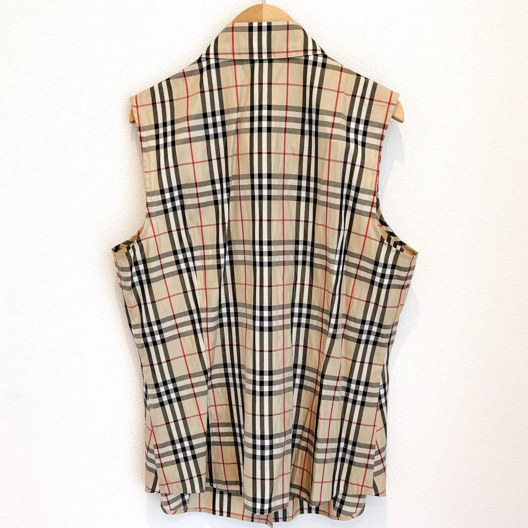 BURBERRY BLUE LABEL ノースリーブ ニット ノバチェック 希少✳︎BURBERRY BLUE LABEL ノバチェック ノースリーブ 水色