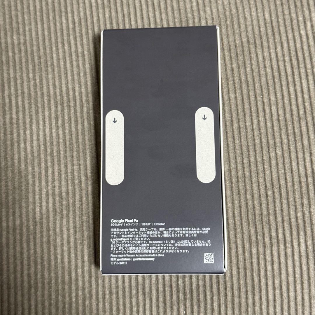 新品 未開封　Google Pixel 9a 128GB Obsidian　黒 ムスビー｜[Quality Shop]未開封Google Pixel 9a 128gb obsidian