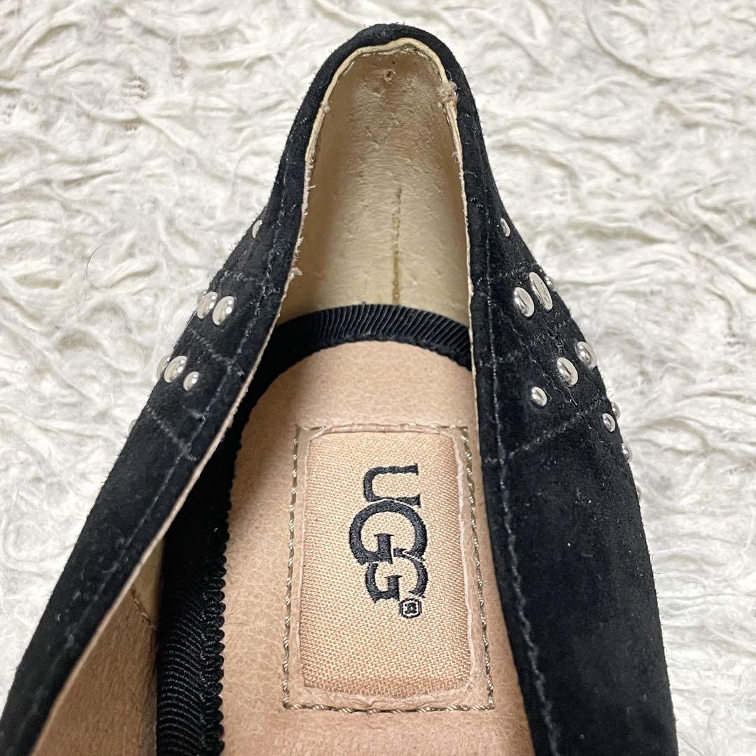 【美品】UGG LORELEI フラットシューズ スエードレザー スタッズ