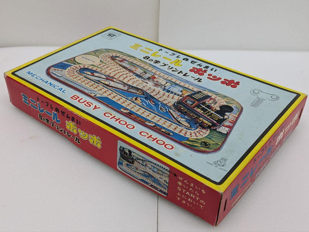 トープレのぜんまい　ミニレール ポッポ　ミニレール レーシング　ブリキ　日本製 トープレのぜんまい ミニレール ポッポ ミニレール レーシング