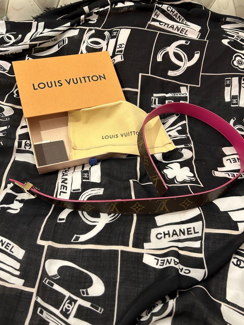 LOUIS VUITTON モノグラム ベルト ピンク