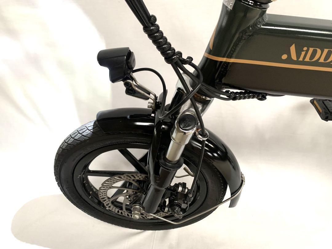 送料無料AIDDE折り畳み電動自転車 36V7.8Ah 5速14インチ動作確認済