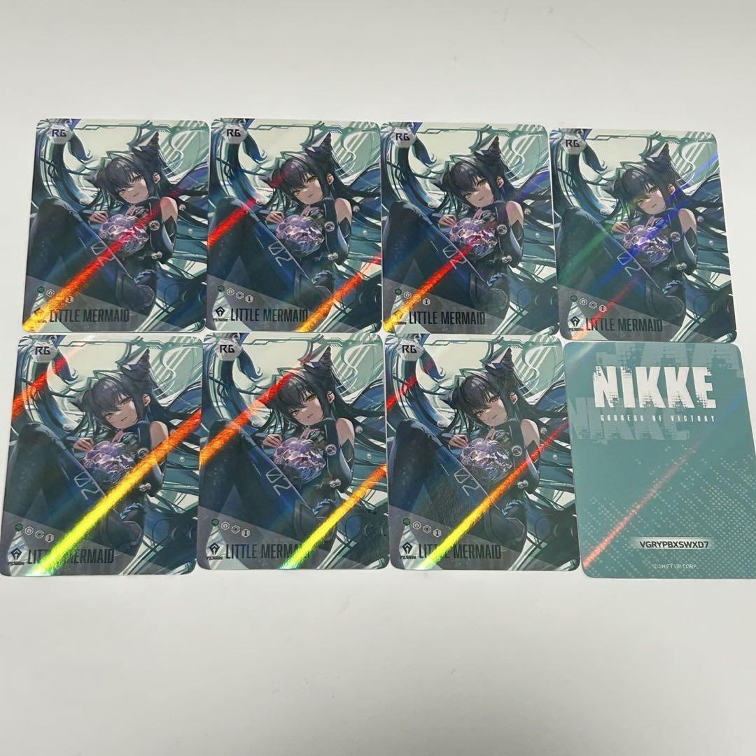 勝利の女神　NIKKE　韓国　ARカード ニケ トレカ リトルマーメイド 8枚