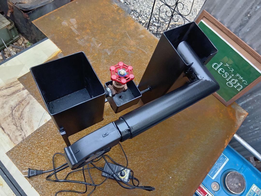 廃油ストーブ【ミニファクトリー】0583　アースデザイン　強制給気　送風機付き 廃油ストーブ【ミニファクトリー】0583 アースデザイン 強制給気