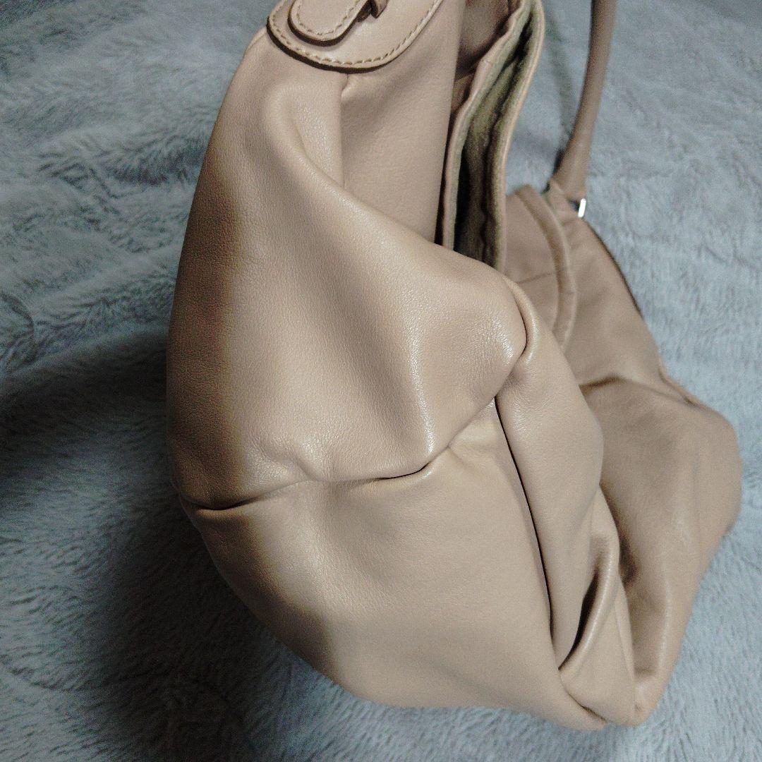 MAX Mara ベージュ ショルダーバッグ 中型