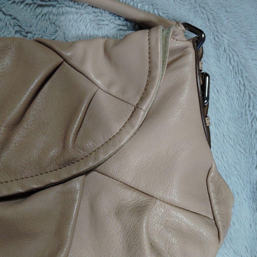 MAX Mara ベージュ ショルダーバッグ 中型