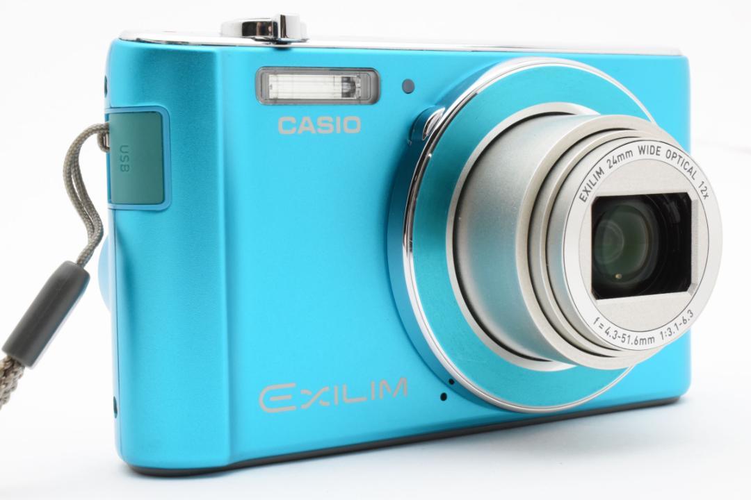 【美品】CASIO EXILIM EX-ZS210 ブルー　動作確認済