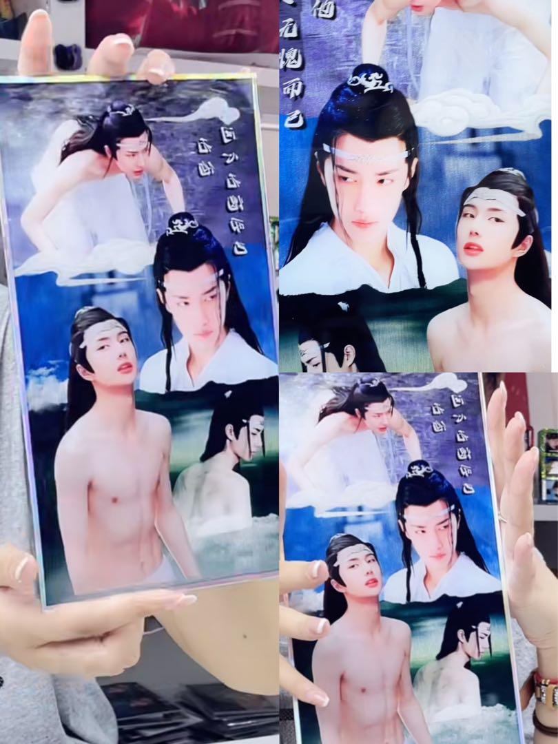王一博 肖戦 陳情令 A5 特殊加工アクリル色紙❣️ ロングバージョン デザイン