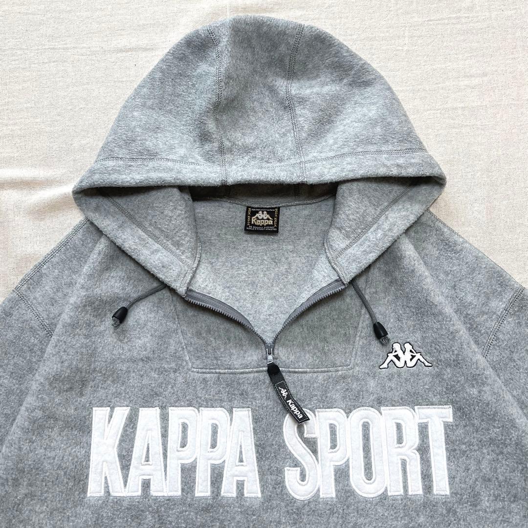お値打ち価格で Kappa カッパ ハーフジップ フリース L ワンポイント