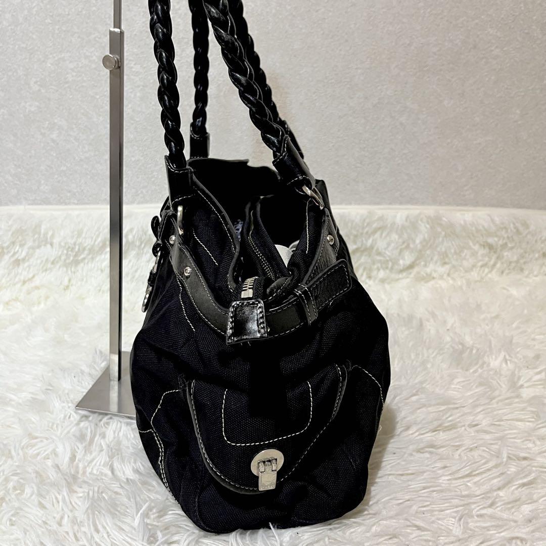 美品】サザビー トートバッグ 肩掛け キャンバス レザー