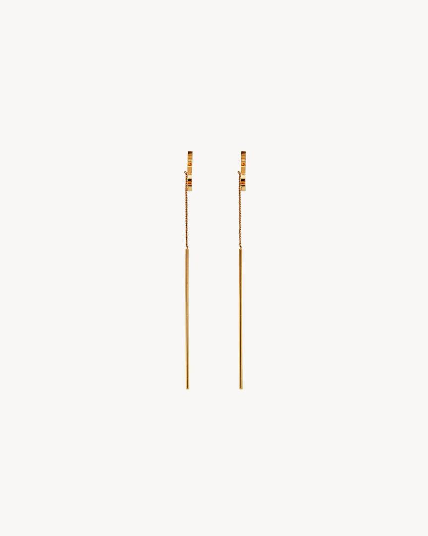 Saint Laurent 　カサンドラ スレッダー イヤリング（メタル）