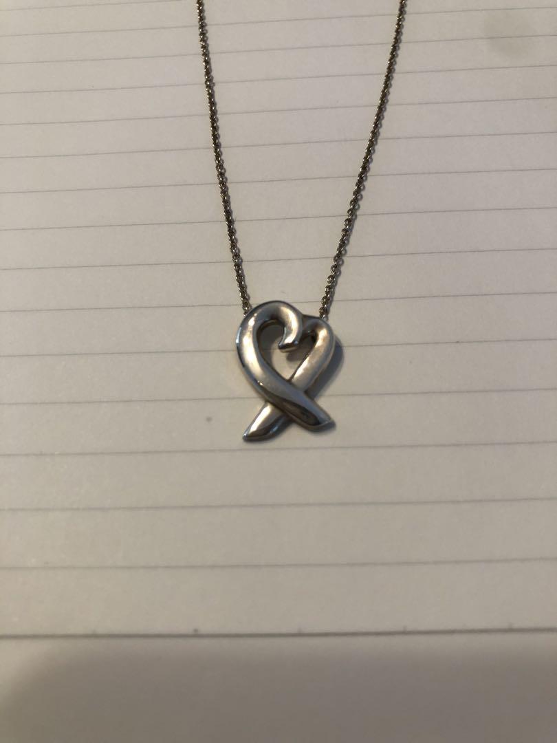 Tiffany & Co. ハート形ネックレス