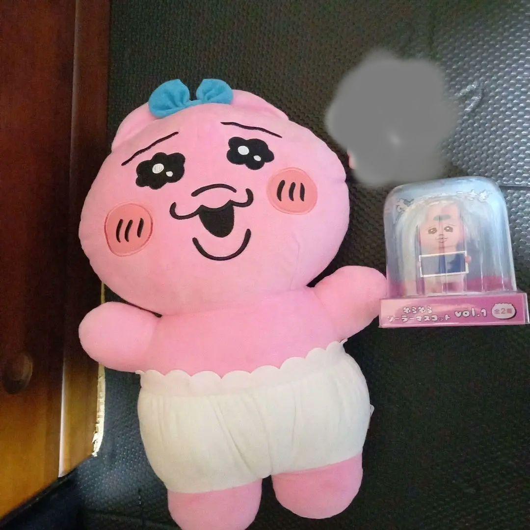 おぱんちゅうさぎの3点セット(ぬいぐるみとソフト人形とソーラーマスコット)