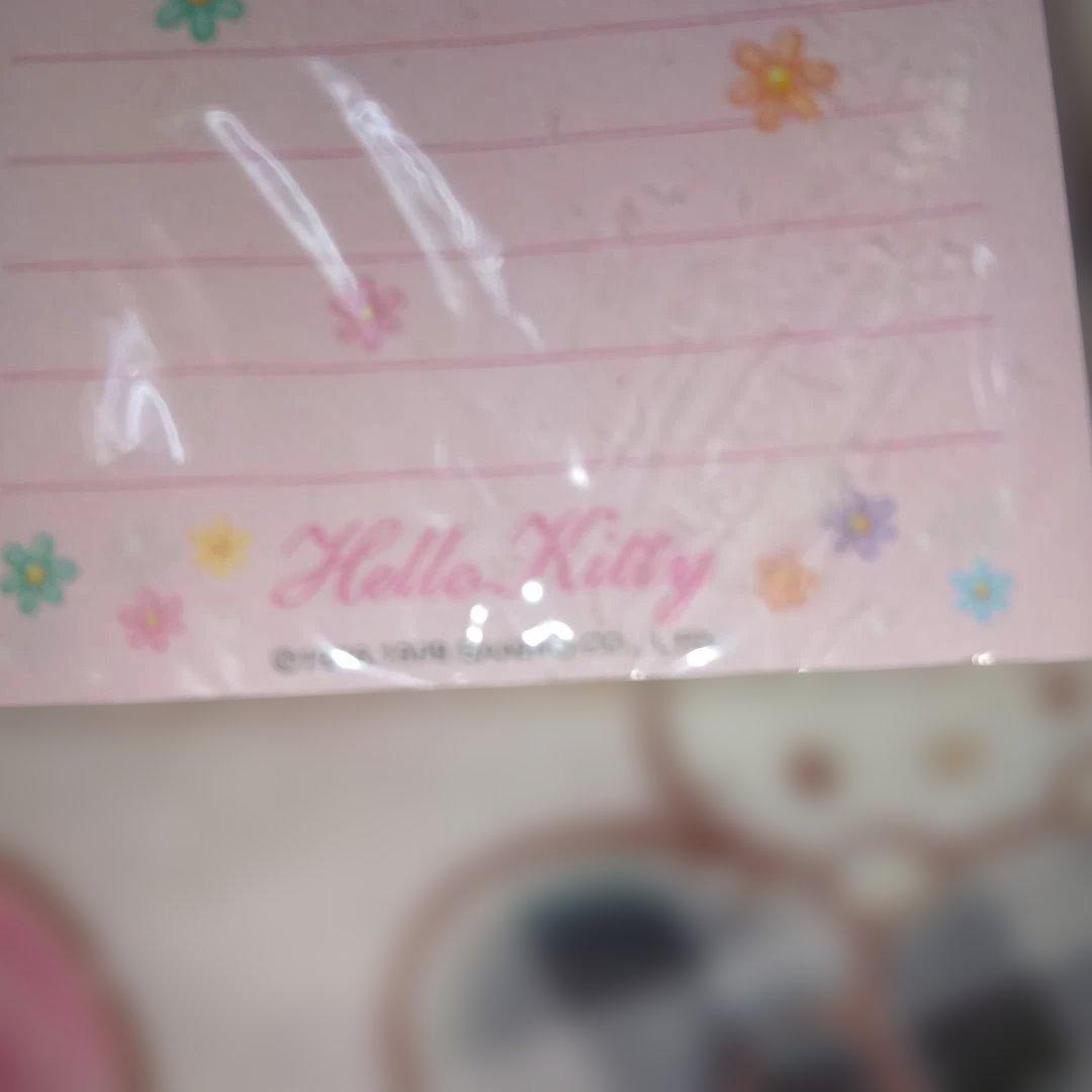 ハローキティVivitixノベルティ6穴メモ用紙セット 1999年新品未使用