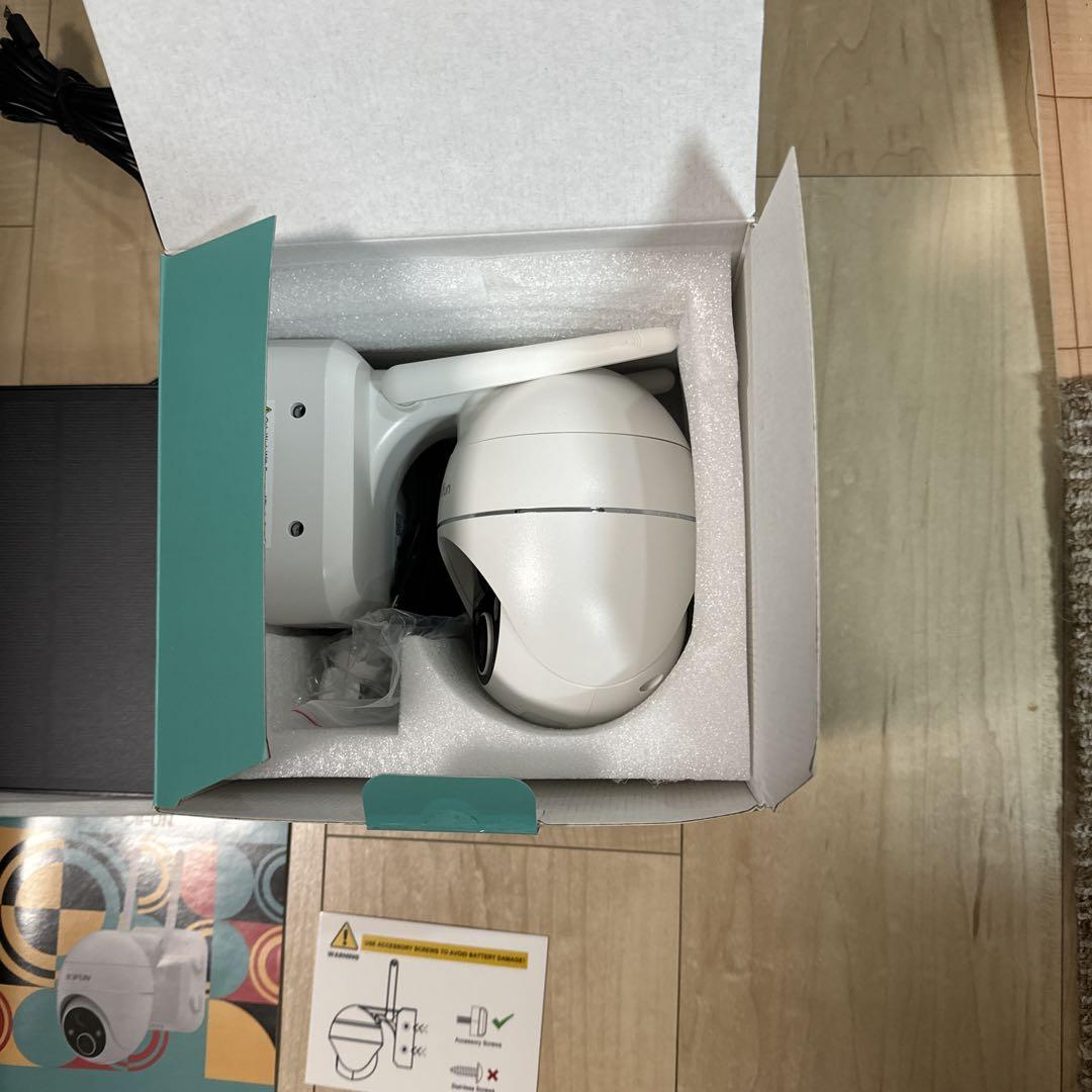 新品 ZS-GX1S 防犯カメラ ホワイト 取扱説明書付き