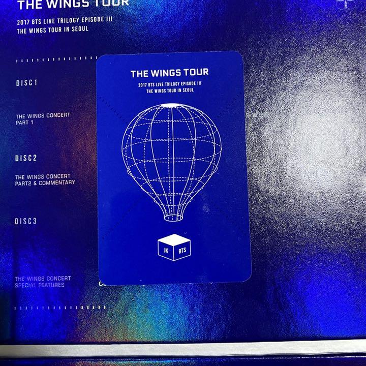 BTS WINGS TOUR 『DVD』ジョングク トレカ付