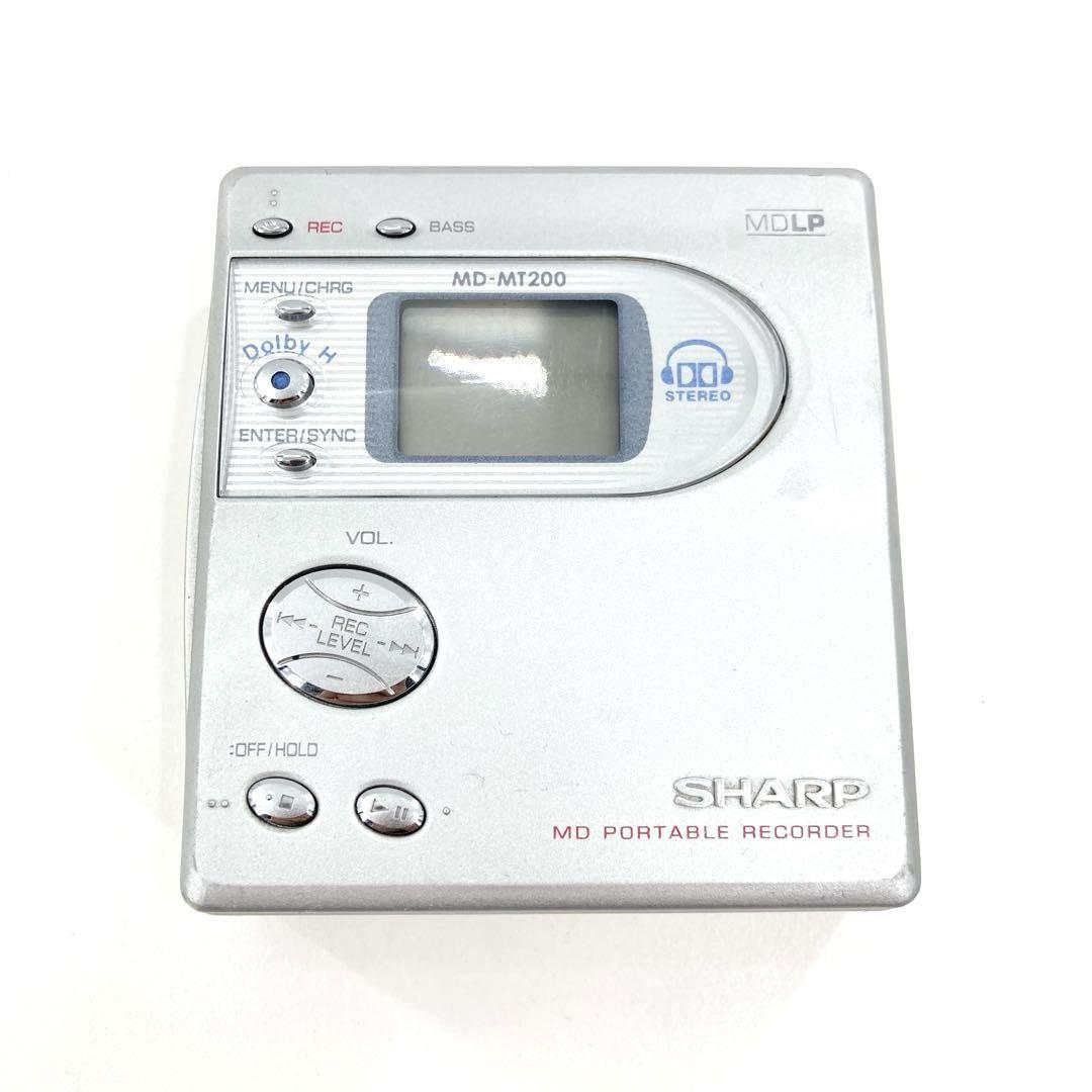 希少 SHARP MDウォークマン MDレコーダー MD-MT200 動作確認済 希少 SHARP MDウォークマン MDレコーダー MD-MT200 動作確認済