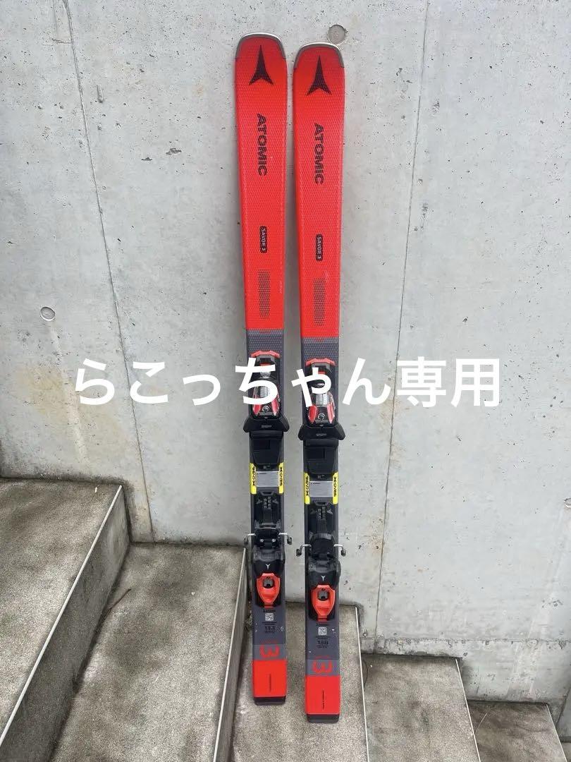 ATOMIC スキーセット 20-21 SAVOR 3 RED 金具付き 138