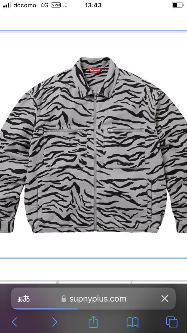ジャケット・アウター Supreme Moleskin Work Jacket zebra M