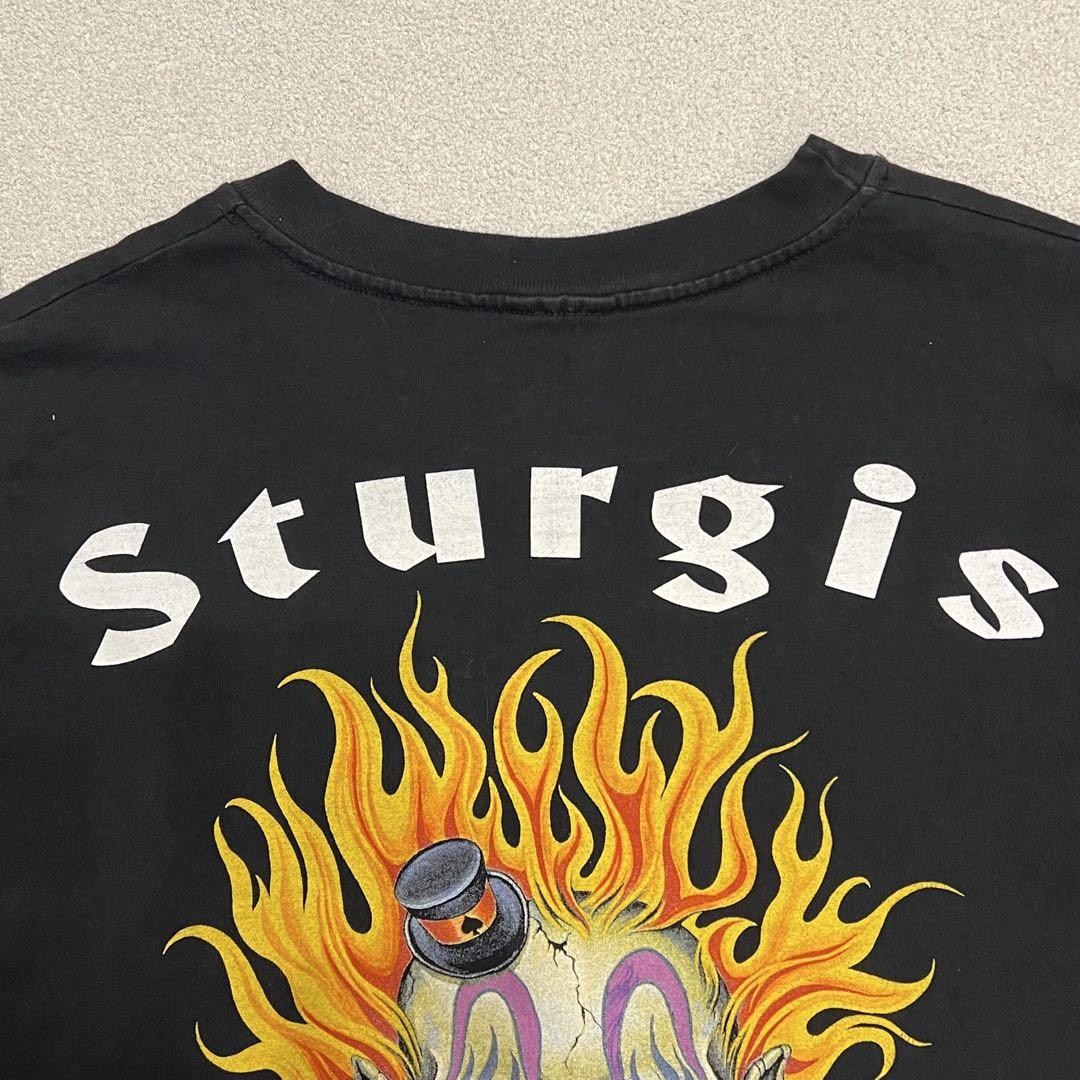 90s スタージス ピエロ イラスト バックプリント Tシャツ