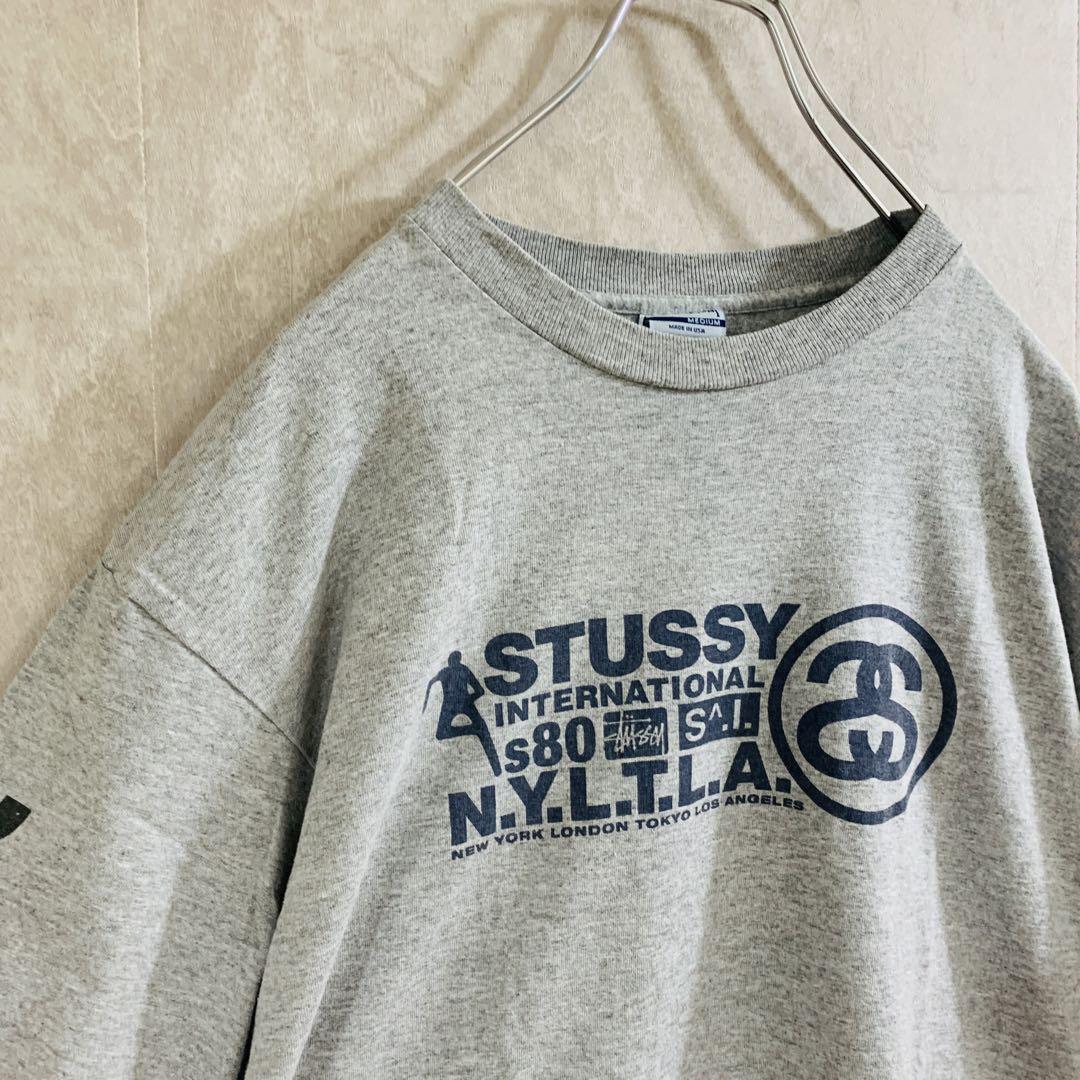 80s オールドステューシー stussy プリントTシャツ NYLTA 80s オールドステューシー stussy プリントTシャツ NYLTA