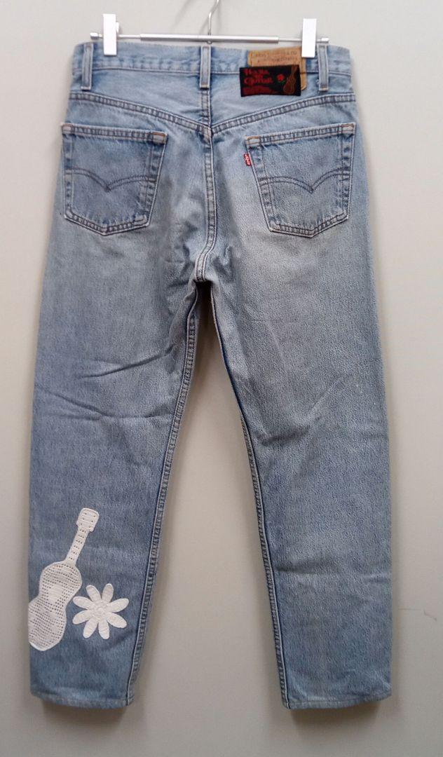 花とギター 90's リーバイス501 リメイクパンツ 1991年 USA製