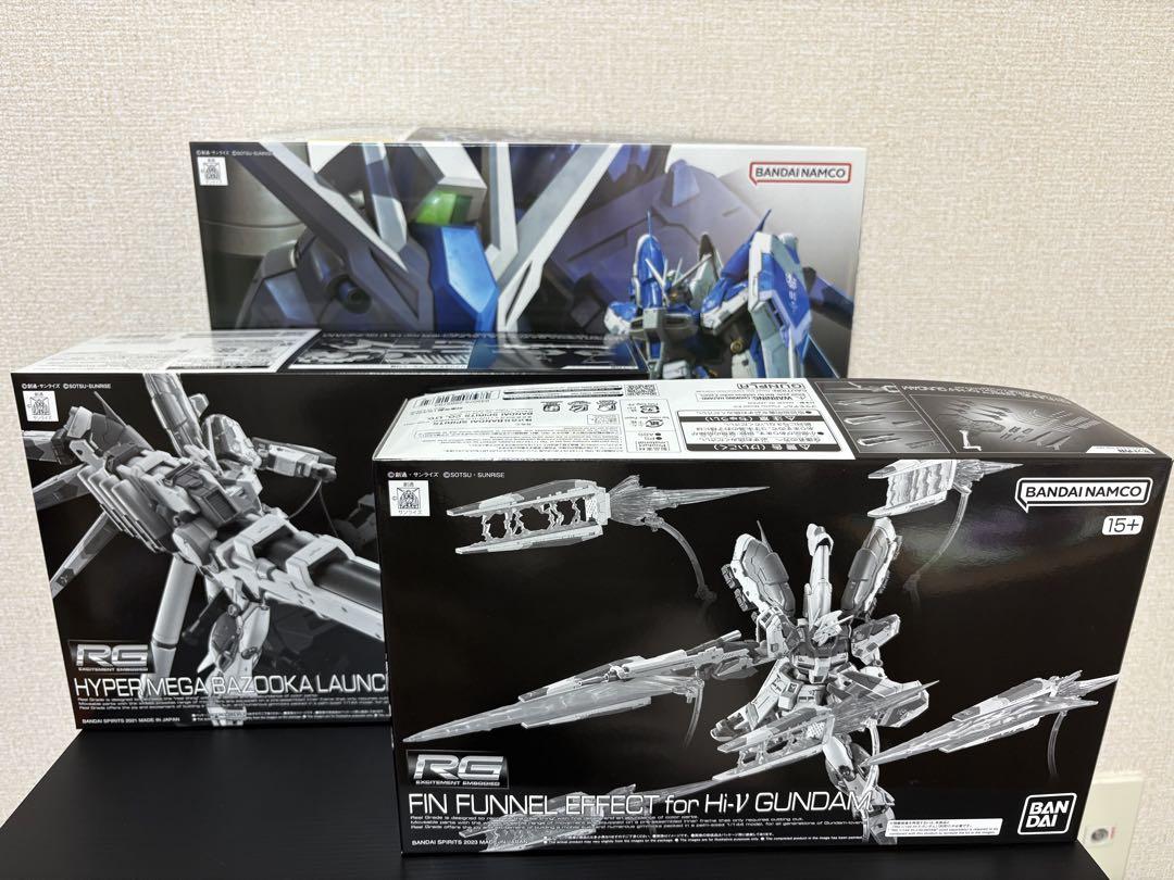 RG 1/144 Hi-V Gundam + アクセサリーセット