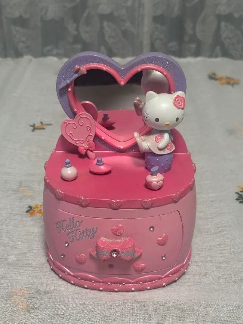 キティーちゃんSanrio 鏡 卓上鏡 ピンク目立った傷や汚れなし