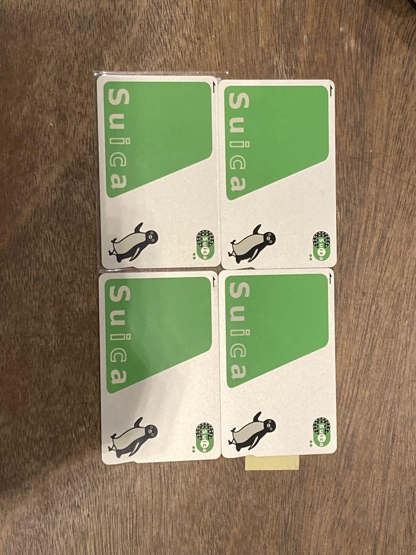 無記名Suica スイカ 4枚セット 残高なし JR東日本 交通系ICカード
