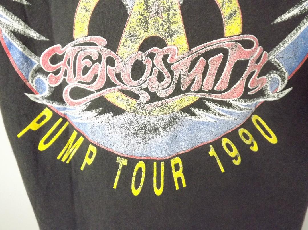 エアロスミス 1990 ジャパン＆オーストラリア パンプ ツアー Tシャツ