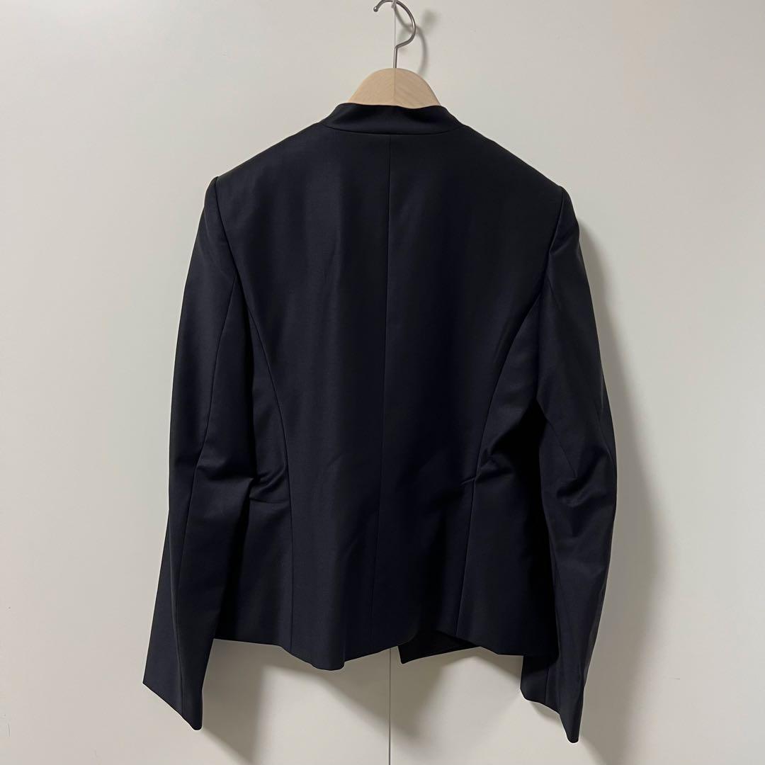theory luxe Executive ノーカラージャケット ネイビー 40