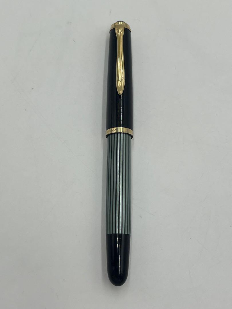PELIKAN 400 金 万年筆 14Cー585 ペリカン グリーンストライプ