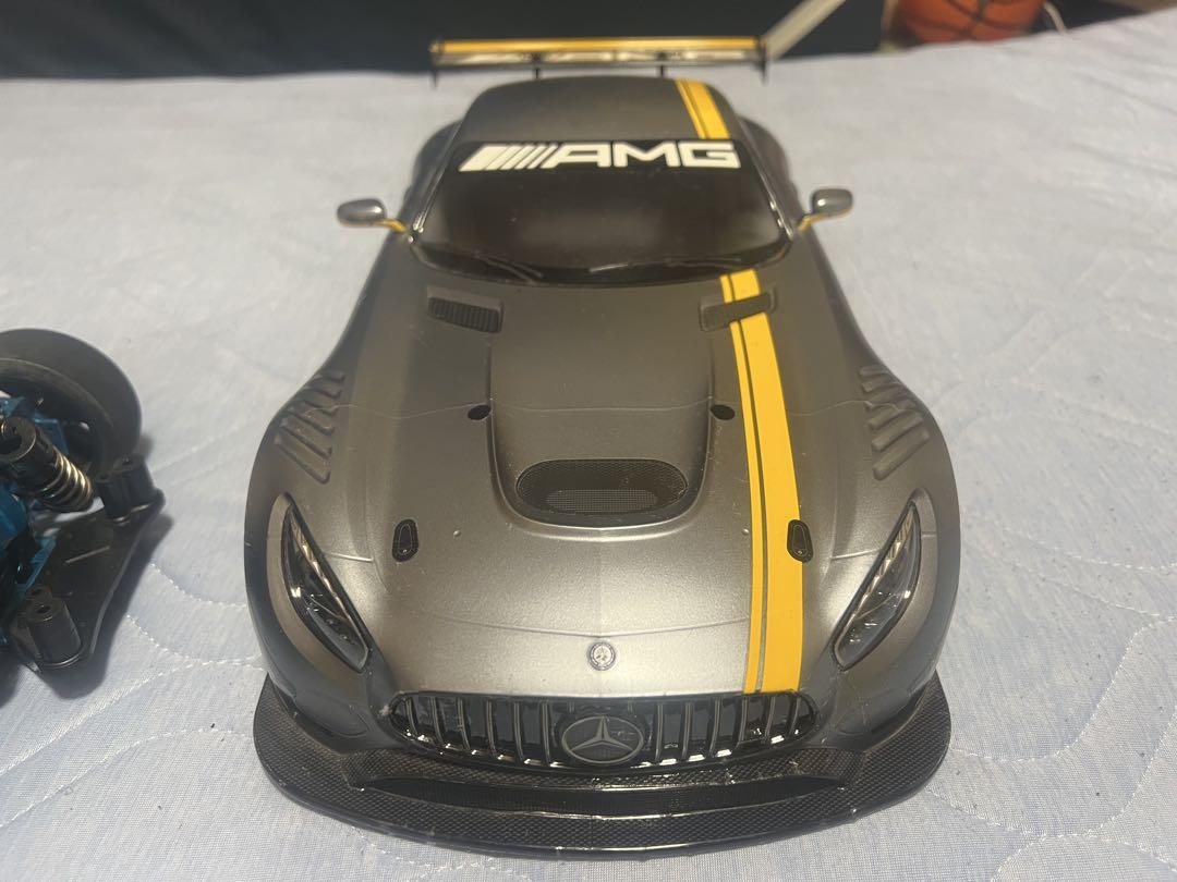 タミヤ　AMG RCカー シルバー ボディ
